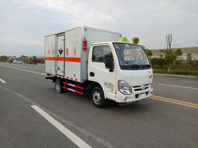 大力牌DLQ5030XFWSH型腐蚀性物品厢式运输车