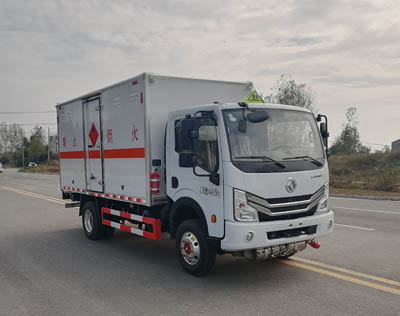 大力牌DLQ5041XRQEQ6型易燃气体厢式运输车
